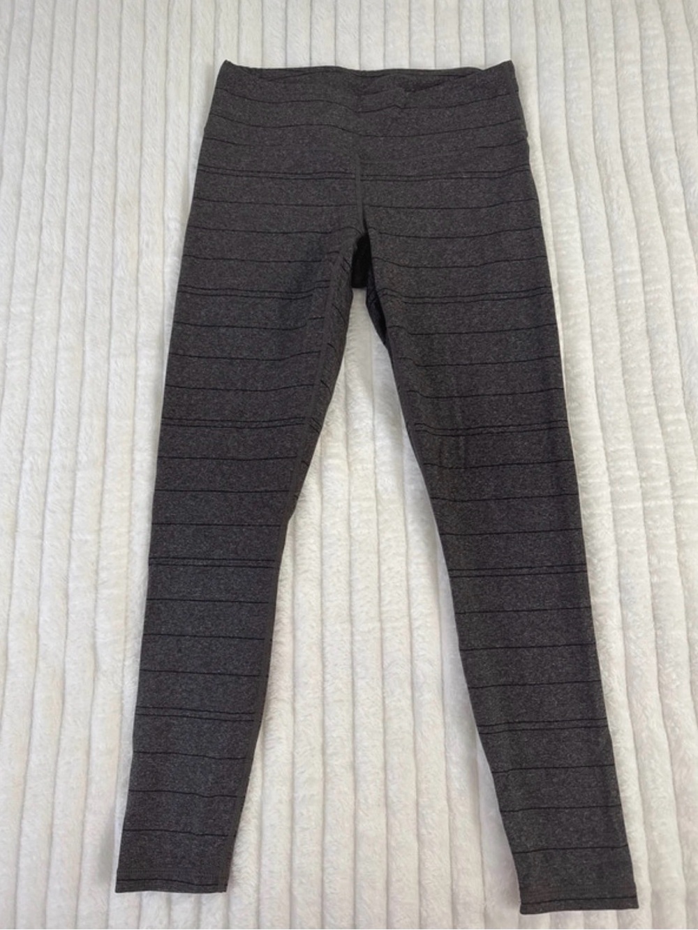 Prana Women's Gray Striped Leggings
